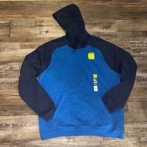 Tek Gear navy/royal blue hoodie soft fleece